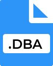 Open DBA File 的图像结果