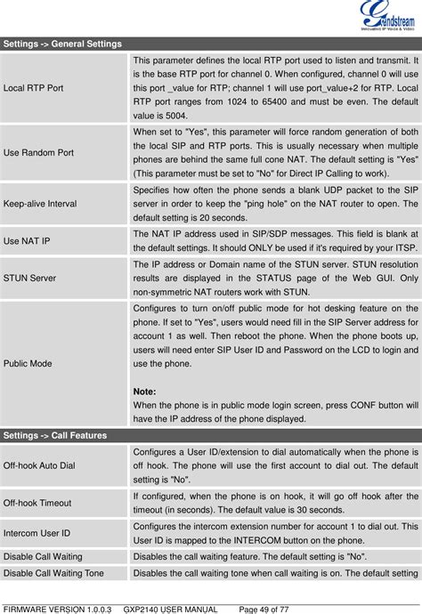 Configure Grandstream Gxp2140 Using Handset 的图像结果