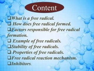 Image result for Free Radical Explain It