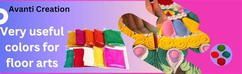 Buy Avanti Creation Sand Different Color Rangoli Colors Powder Sets ...