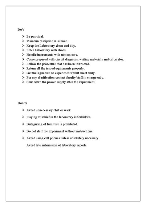 Digital-Signal-Logic-Design-Lab - Do’s Ø Be punctual. Ø Maintain ...