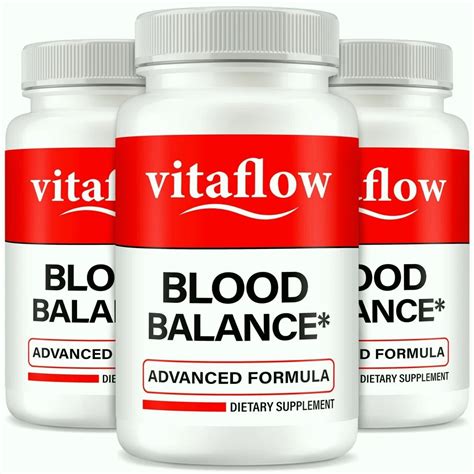 Vitaflow Blood Balance Capsules – Health Support Formula, 3-Pack