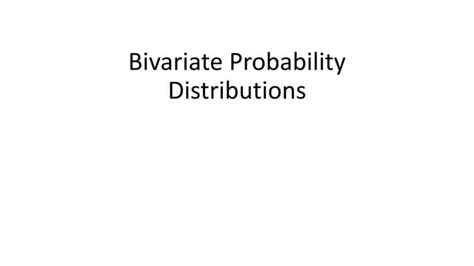 Bivariate Distribution Examples 的图像结果