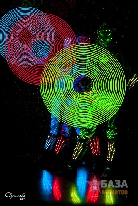 «База Артистов» - Electro Light Show Obertaeva | Световое шоу