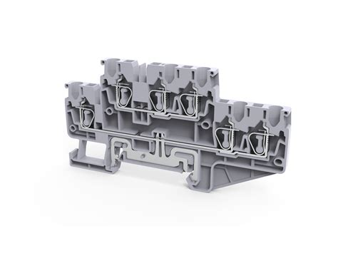 Connectwell 2.5 sq.mm Double Level Multiconnection Spring Clamp Ground ...