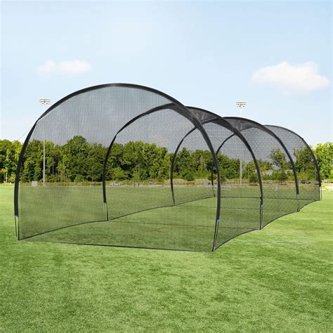 Hitting Cage Net Baseball Batting Cage 30ft, Training Equipment Batting ...
