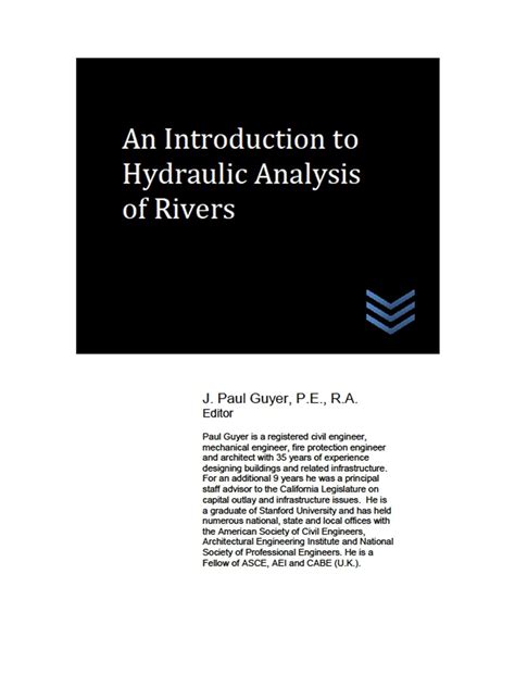 An Introduction to Hydraulic Analysis of Rivers (Flood Control ...