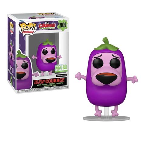 Courage the Cowardly Dog Eggplant Funko Pop Is Limited To 5000 Pieces ...