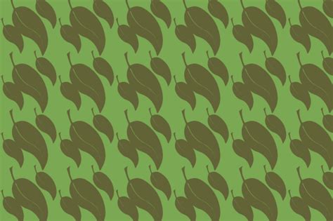 Simple Leaf Pattern Graphic by Rizky Creative · Creative Fabrica