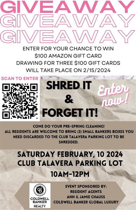 SHRED IT & FORGET IT - Hosted by Club Talavera, Club Verano, Port Saint ...