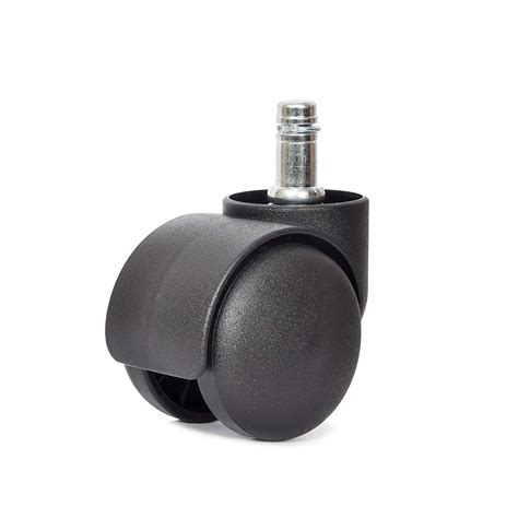LAD Workspaces® Heavy Duty Office Chair Nylon Twin Wheels Caster Pin T ...