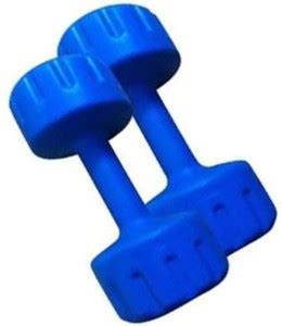 FITNESS FOREST "NICE QUALITY" 2KG PAIR PVC DUMBEL:: Fixed Weight ...