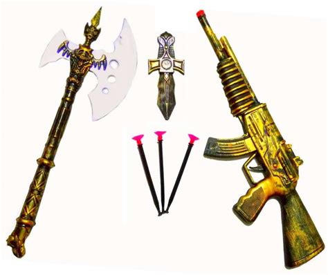 VSHINE Warrior Play Set - Lord Parshuram's Pharsa A.K.A Axe , Toy Gun ...