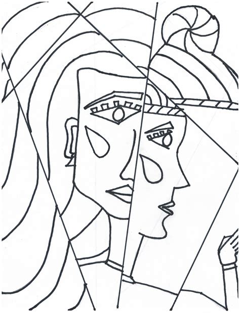 Pablo picasso style cubist portrait – Artofit