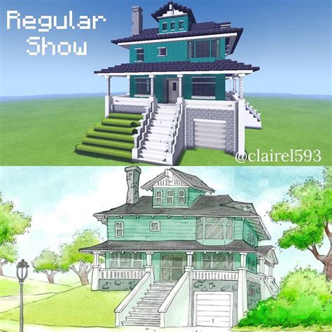 Regular Show house built in mcpe : r/Minecraftbuilds