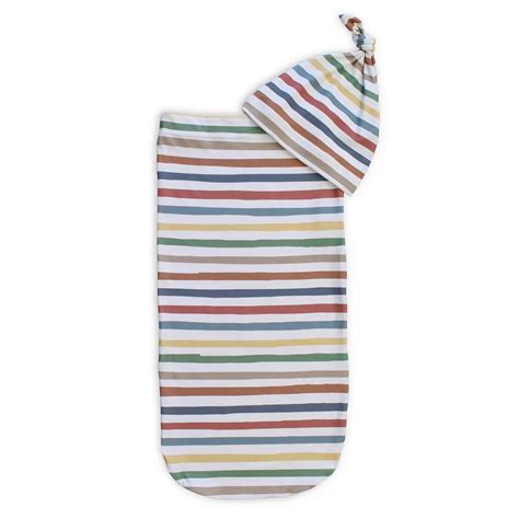 Itzy Ritzy Cutie Cocoon Stripes Cocoon & Hat Set