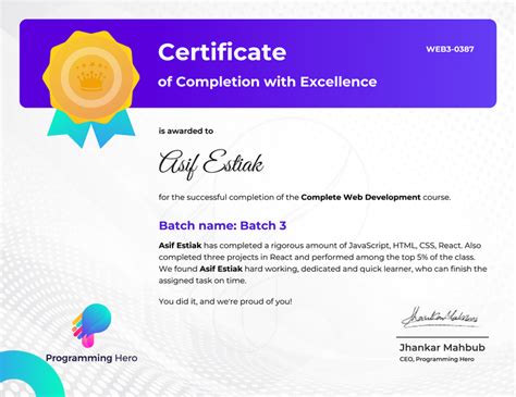 Image result for Web Development Certificates
