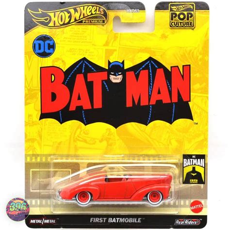 First Batmobile Red DC Batman 85th Anniversary – Hot Wheels Premium Po ...