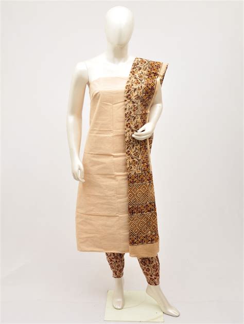 Kalamkari print dress material at whole sale price – DressesForWomen.IN
