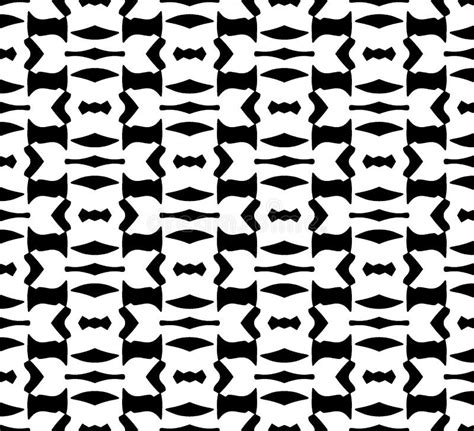 Black and White Repeat Pattern and Vector Image Abstract Background ...