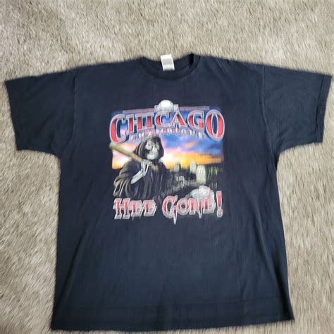 Y2K Chicago White Sox Grim Reaper Hee Gone T-Shirt Size 2XL 2005 ...