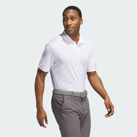adidas Men's Golf Ultimate365 Solid Polo Shirt - White | Free Shipping ...
