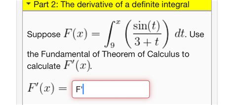 Image result for Derivative of Definite Integral