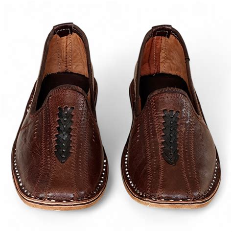 Buy Brown Leather Men's Boot Mojaris | Shop Online – Krafto Jodhpur