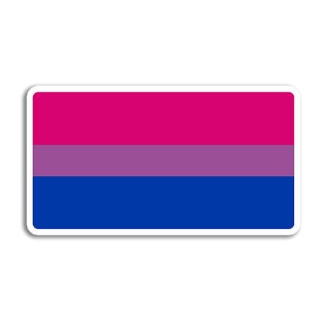 Bisexual Pride Flag Sticker