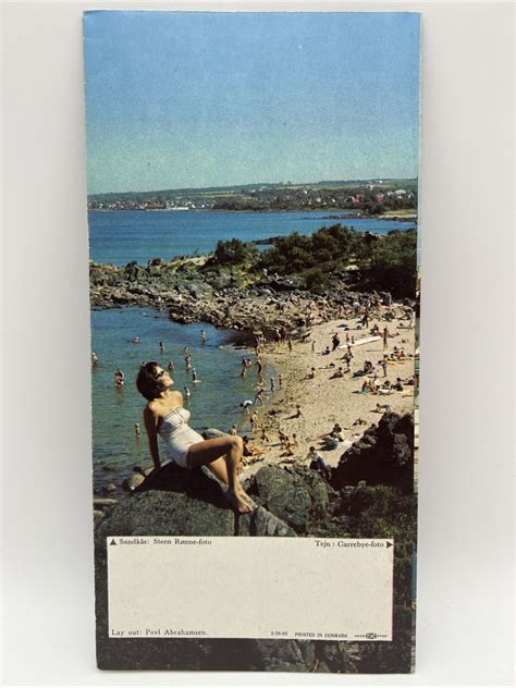 1964 BORNHOLM Ronne Denmark Danmark Tour Tourist Cruise Ship Guide & Maps - Cyber Dutchman