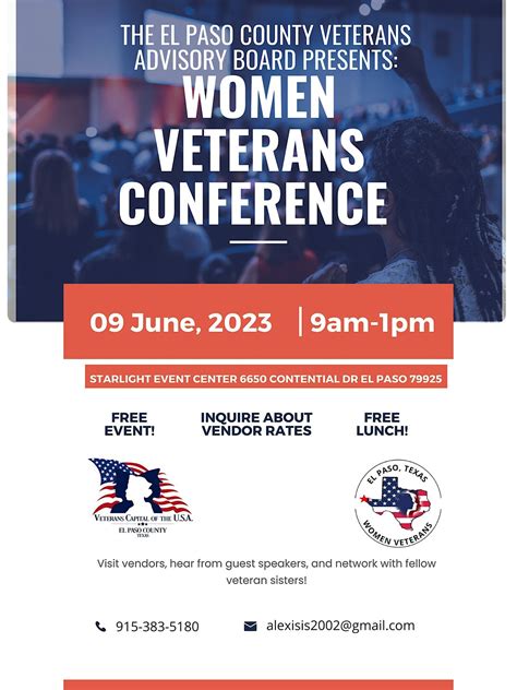 El Paso County Women Veterans Day Conference 2023, 6650 Continental Dr ...