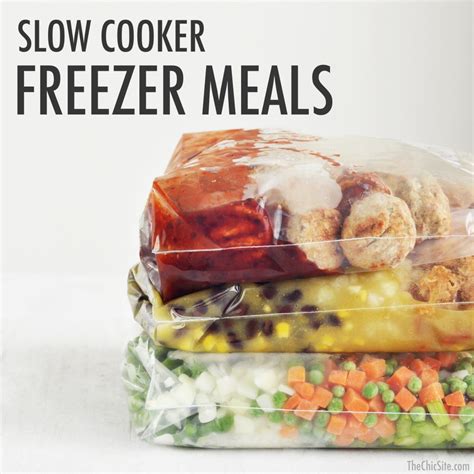 Slow Cooker Freezer Meals - Rachel Hollis | Slow cooker freezer meals ...