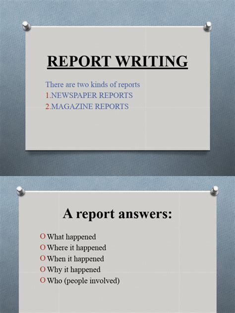 Image result for Report Writing Sample PDF