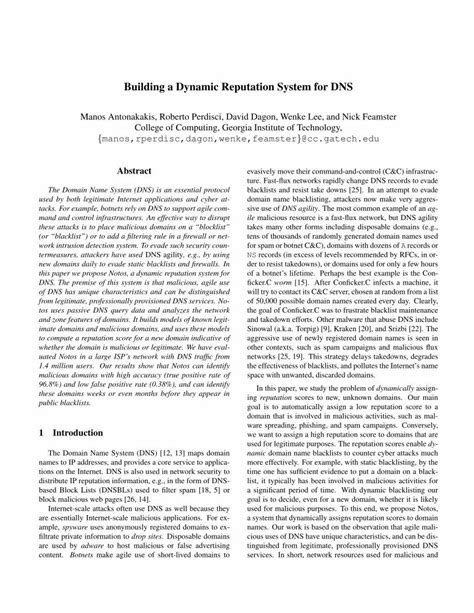 Dynamic Reputation System 的图像结果