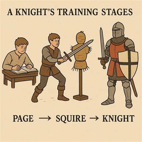 Squire In Medieval Times The 3 Stages To Become A Medieval Knight