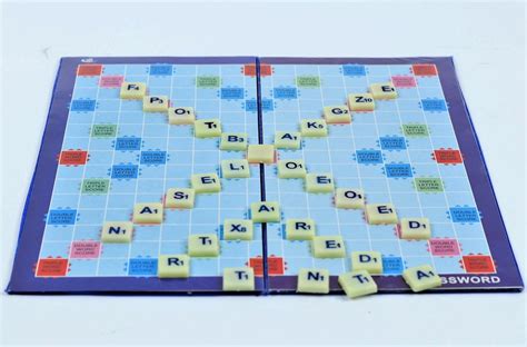 Cross Word Jigsaw puzzle board game for Children - 4 racks, 100 letter ...