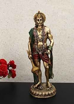 Karigar Shop Resin Lord Hanuman Ji Idol Decorative Showpiece Statue for ...