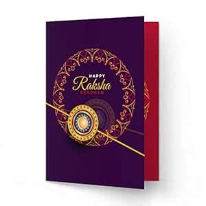 GIFTICS Happy Raksha Bandhan Greeting Card - GC110 : Amazon.in: Office ...