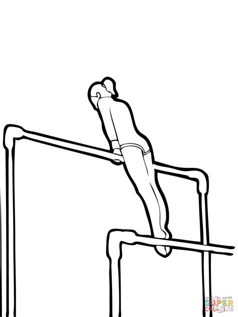 Printable Gymnastics Coloring Pages - Coloring Home