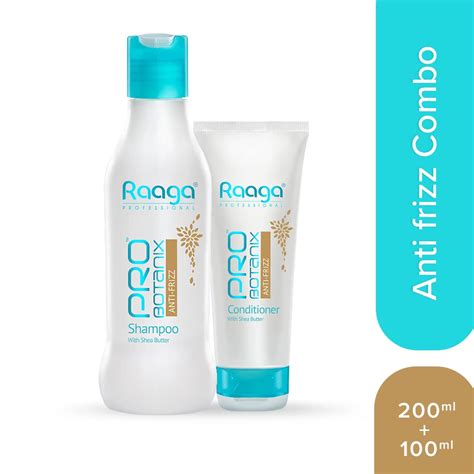 Raaga Professional Pro Botanix Anti-Frizz Shea Butter Hair Care Duo