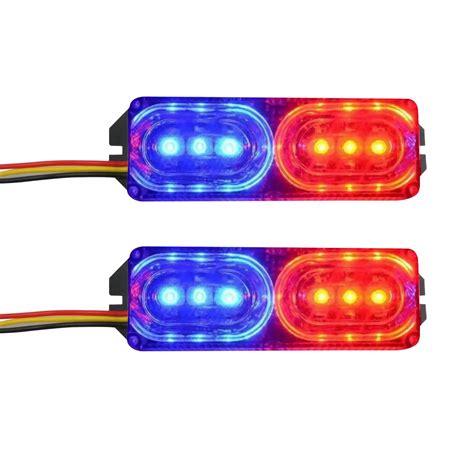 Mehai Emergency Police Light for Car Bike Bus 6 LED 10W Bright Strobe ...