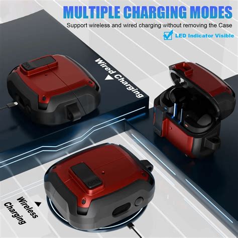 Apple For Galaxy Buds 3 Case & Galaxy Buds 3 Pro Case With Secure Lock ...