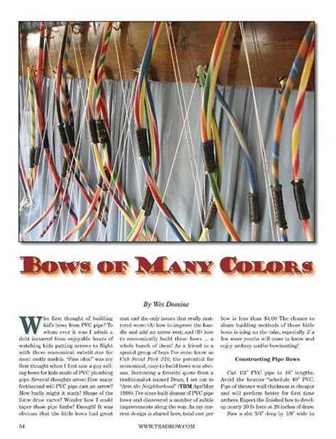 Image result for Build a PVC Bow