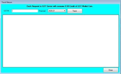 Search GST / Track Returns Help Guide