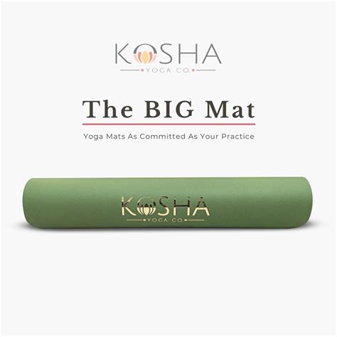 Extra Long Natural Rubber Yoga Mat For Men & Women - BIG PUre Align ...