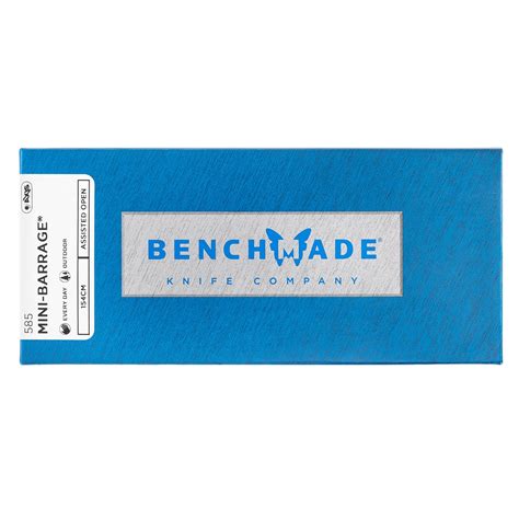 Nóż składany Benchmade Mini Barrage 154CM - Black Valox - sklep ...