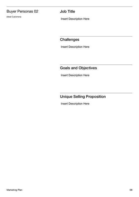 Marketing Plan Template 的图像结果