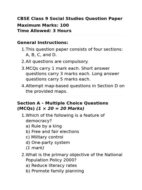 Image result for Class 9 SST Question Answer