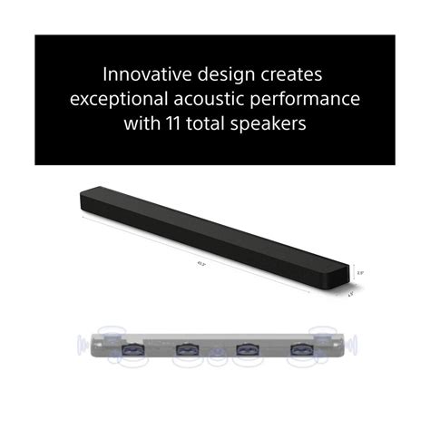 Sony BRAVIA Theatre Bar 8 (HT-A8000 + SA-SW5) - Sound Bar Home Theater ...