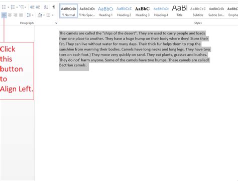 Image result for Paragraph Alignment